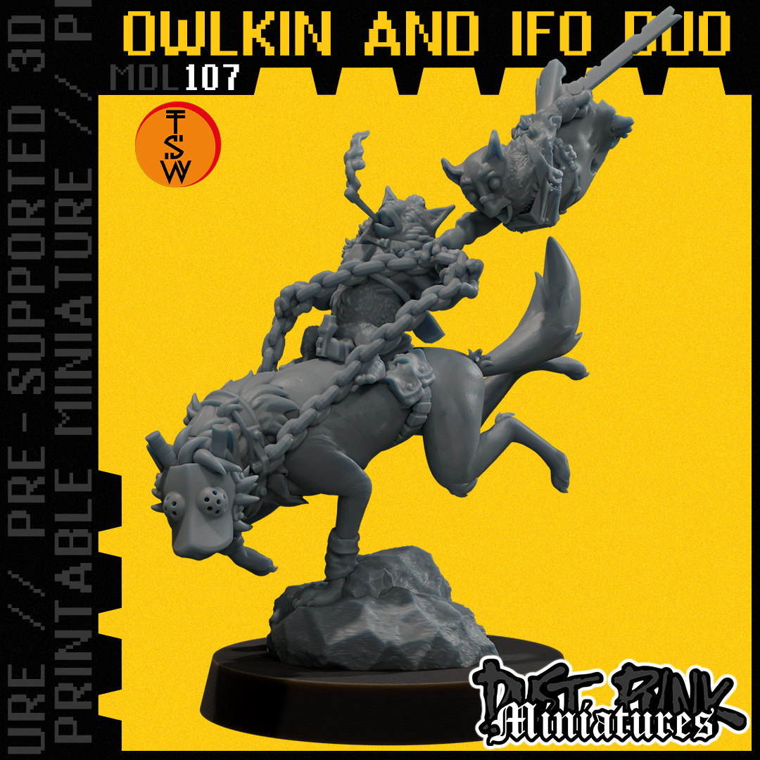 MDL107 OWLKIN AND IFO DUO [PRE-SUPPORTED]